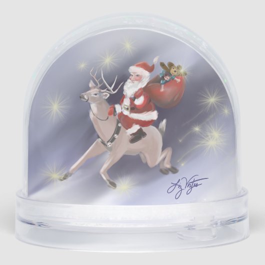 Santa Delivers Sneeuwbol (Achterkant)