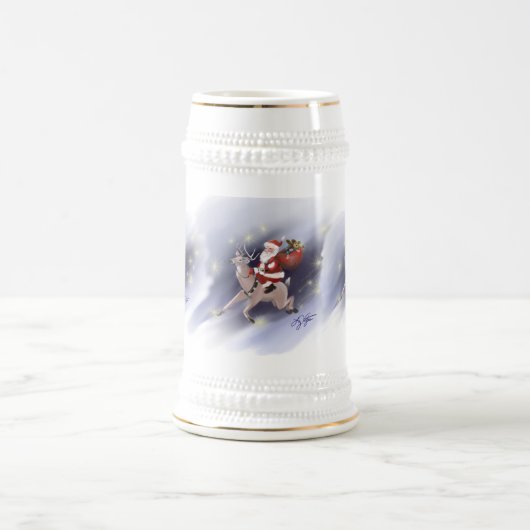 Santa Delivers Stein Bierpul (Center)
