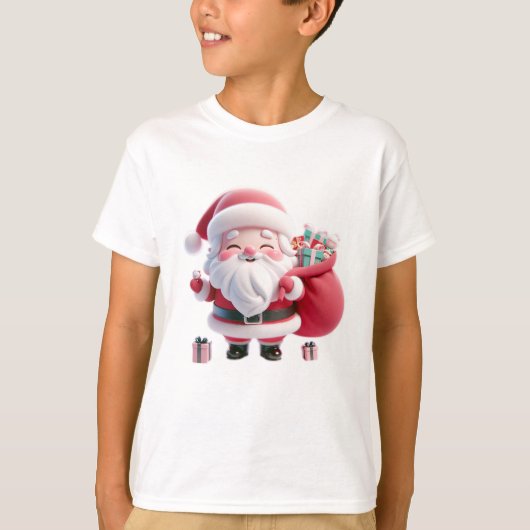 Santa design T-shirt (Voorkant)