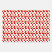 Santa Design Wrapping Paper-sets Inpakpapier Vel (Voorkant)