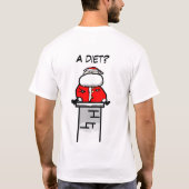 Santa Diet T-shirt (Achterkant)