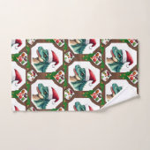 Santa Dinosaur Bad Handdoek (Handdoek)