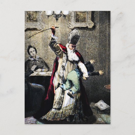 Santa Disciplines Kind Briefkaart (Voorkant)