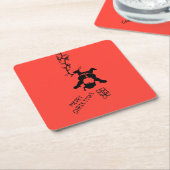 Santa Distribution Gifts Kartonnen Onderzetters (Schuin)