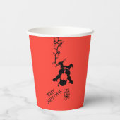 Santa Distribution Gifts Papieren Bekers (Achterkant)