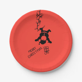 Santa Distribution Gifts Papieren Bordje