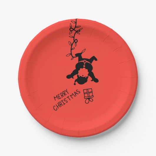 Santa Distribution Gifts Papieren Bordje (Voorkant)