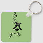 Santa Distribution Gifts Sleutelhanger (Achterkant)