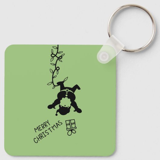 Santa Distribution Gifts Sleutelhanger (Achterkant)