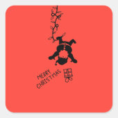 Santa Distribution Gifts Vierkante Sticker (Voorkant)