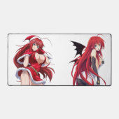 Santa Diva Anime Winter Outfit - Desk Mat (Voorkant)