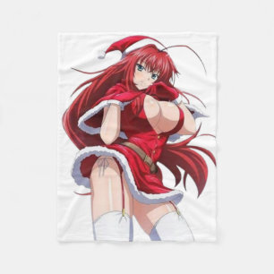 Santa Diva Anime Winter Outfit - Fleece Deken