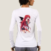 Santa Diva Anime Winter Outfit - T-Shirt (Achterkant)
