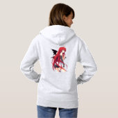 Santa Diva Anime Winter Outfit - T-Shirt (Achterkant volledig)