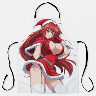 Santa Diva Anime WinterOutfit-All-Over Print Apron Schort