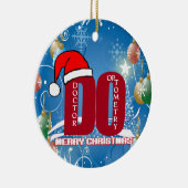 SANTA DO CHRISTMAS ORNAMENT DOCTOR OPTOMETRY (Rechts)