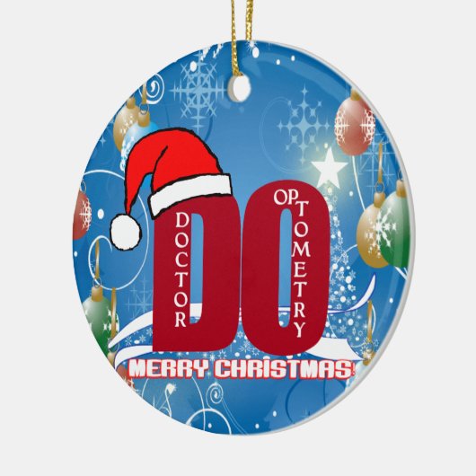 SANTA DO CHRISTMAS ORNAMENT DOCTOR OPTOMETRY (Links)