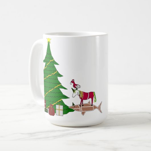 Santa Dodi 15 oz. Mok (Voorkant links)