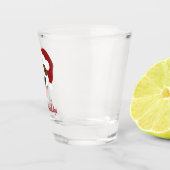Santa Dog - Aanpasbaar Shot Glas (Rechts)