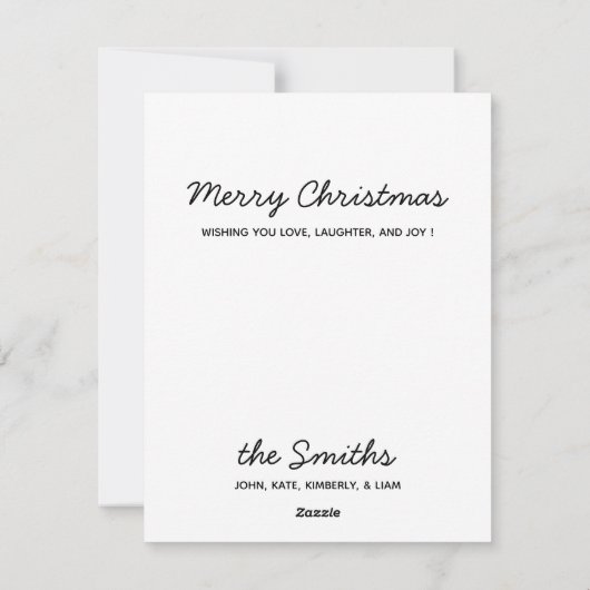 Santa Dog Black Labrador Retriever Feestdagenkaart (Achterkant)