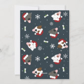 Santa Dog -  Feestdagenkaart (Achterkant)