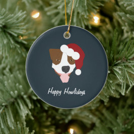 Santa Dog -  Keramisch Ornament