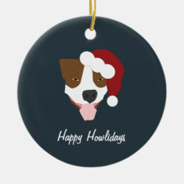 Santa Dog -  Keramisch Ornament