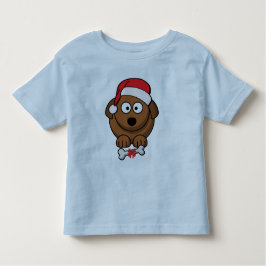 Santa Dog Kinder Shirts