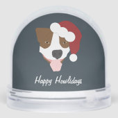 Santa Dog -  Sneeuwbol (Achterkant)