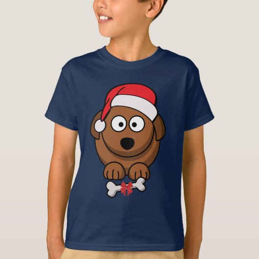 Santa Dog T-shirt (Voorkant)