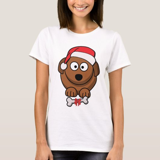 Santa Dog T-shirt (Voorkant)