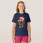 Santa Dog T-shirt (Voorkant volledig)