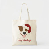 Santa Dog - Tote Bag (Voorkant)