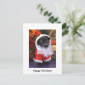 Santa Dog - Vakantie Briefkaart (Staand voorkant)