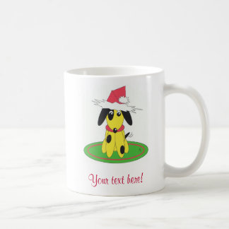 santa doggy - gepersonaliseerd koffiemok