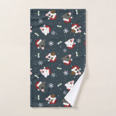 Santa Dogs Bad Handdoek (Handdoek)