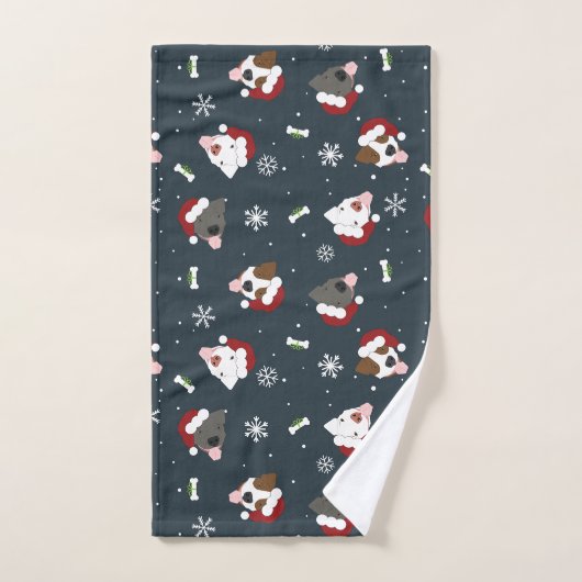 Santa Dogs Bad Handdoek (Handdoek)