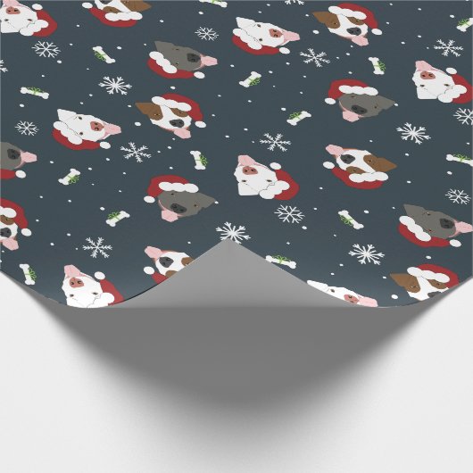 Santa Dogs Cadeaupapier (Hoek)