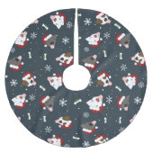 Santa Dogs Kerstboom Rok (Voorkant)