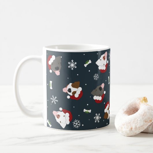 Santa Dogs Koffiemok (Met donut)