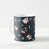 Santa Dogs Koffiemok (Voorkant links)