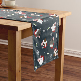Santa Dogs Korte Tafelloper