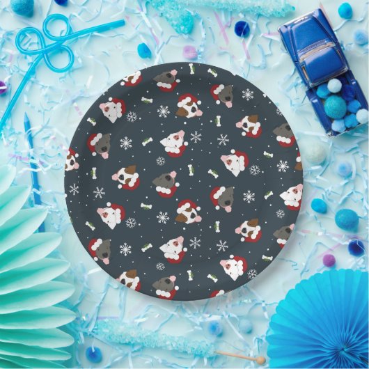 Santa Dogs Papieren Bordje (Feest)