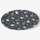 Santa Dogs Papieren Bordje (Gekanteld)