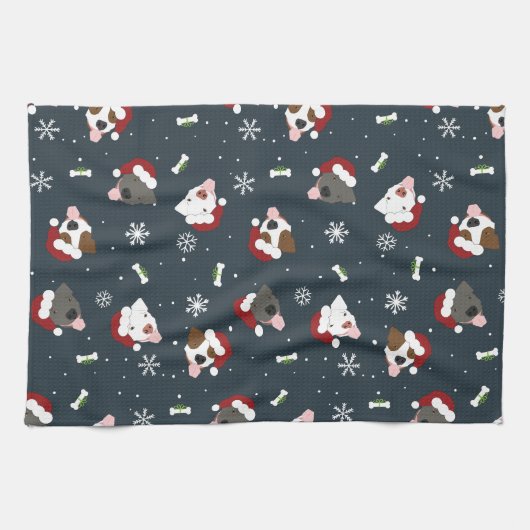 Santa Dogs Theedoek (Horizontaal)