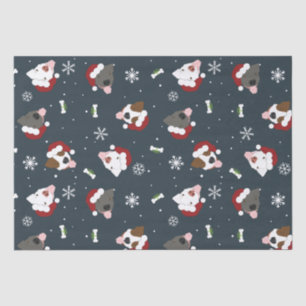 Santa Dogs Tissuepapier