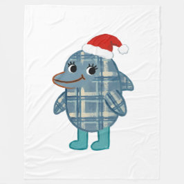 Santa Dolfijn Schotse Plaid Deken