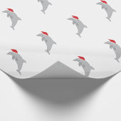 Santa Dolphin Cadeaupapier (Hoek)