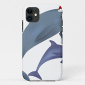 Santa dolphins Case-Mate iPhone case (Achterkant)