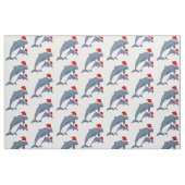 santa dolphins fabric stof (Fat Quarter)